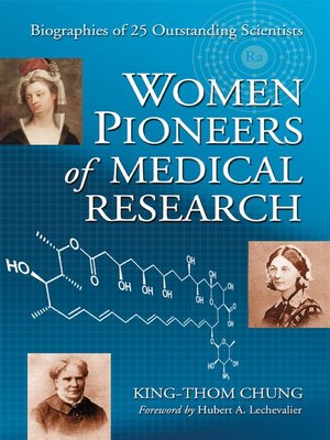 Women Pioneers of Medical Research - ebook